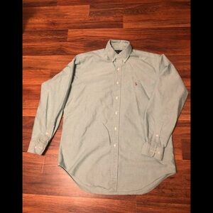 RALPH LAUREN light green dress men shirt /size 15 1/2